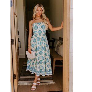 Garden Views Floral Midi